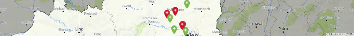 Map view for Pharmacies emergency services nearby Göllersdorf (Hollabrunn, Niederösterreich)